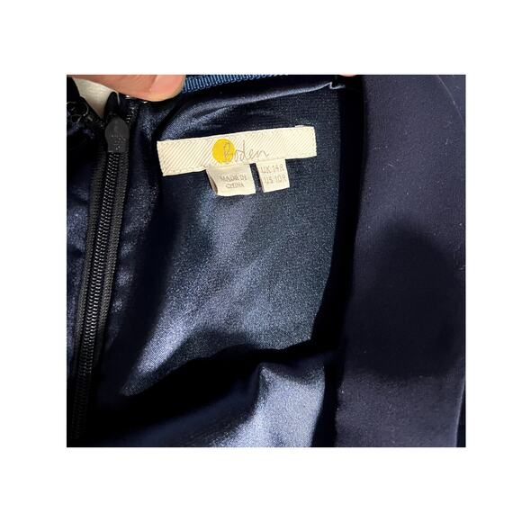 Boden Womens Clarissa Navy Blue Jumpsuit Romper Size 10R - Picture 4 of 7